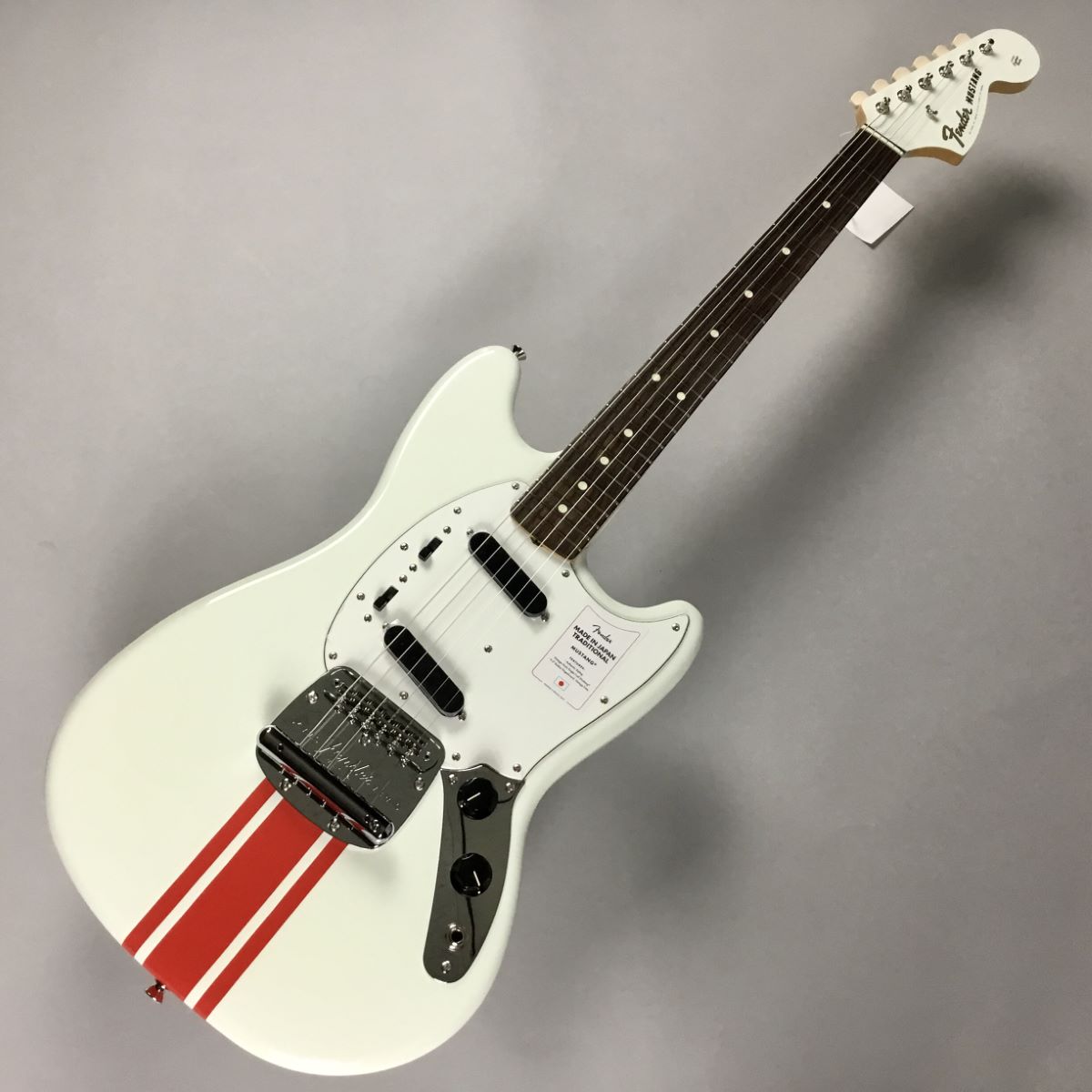 Fender 2023 Collection MIJ Trad 60s Mustang Olympic White with Red