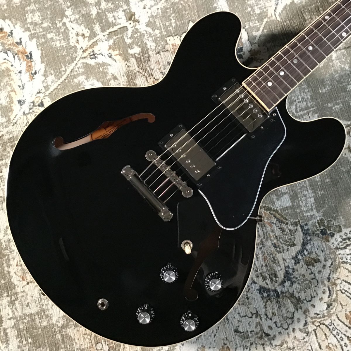 Gibson ES-335 Vintage Ebony Black 3.67kg #215830093 ギブソン