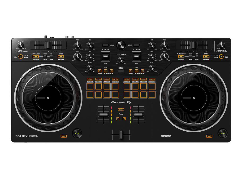Pioneer DJ DDJ-REV1 (Black) Serato DJ 対応 スクラッチスタイル 2ch