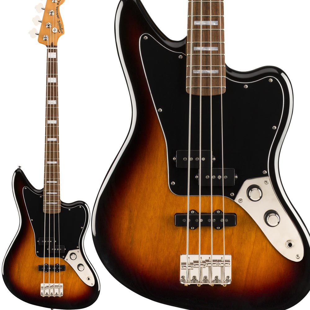 Squier by Fender Classic Vibe Jaguar Bass Laurel Fingerboard 3-Color  Sunburst ジャガー ベース スクワイヤー スクワイア 【 三宮オーパ店 】 島村楽器オンラインストア