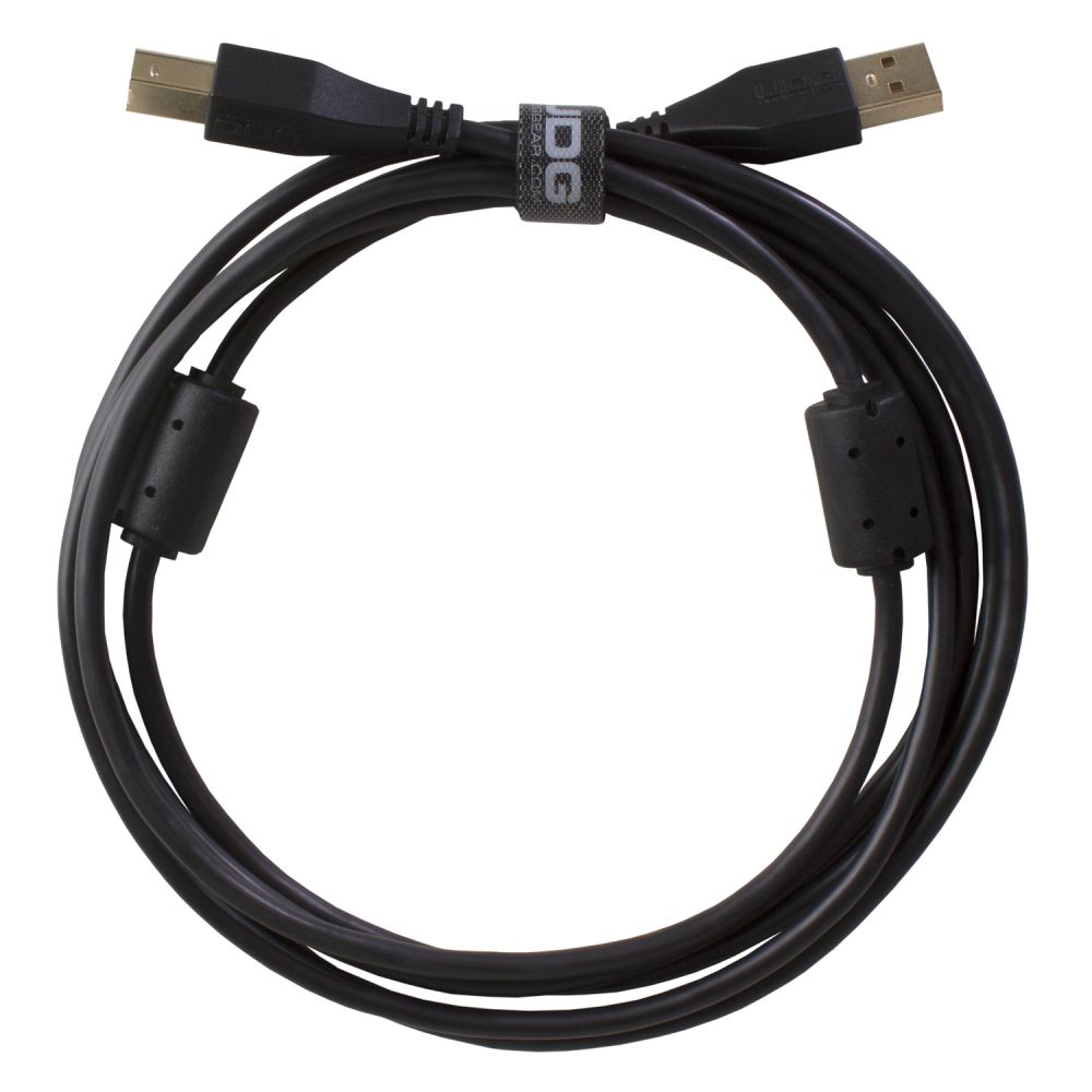 UDG Ultimate Audio Cable USB 2.0 A-B Black Straight USBケーブル 1m ストレート  オーディオケーブルU95001BL 【 三宮オーパ店 】 島村楽器オンラインストア