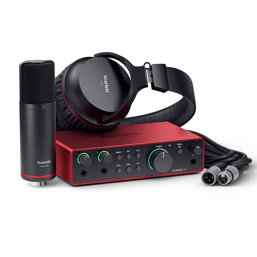 Focusrite Scarlett 2i2 Studio Pack (4th Gen) 2in 2out オーディオ