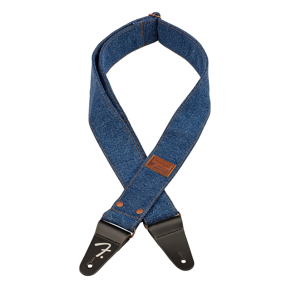 Fender Fender x Wrangler Riveted Denim Strap Indigo ストラップ Fender x Wrangler  コラボレーション フェンダー 【 三宮オーパ店 】 | 島村楽器オンラインストア