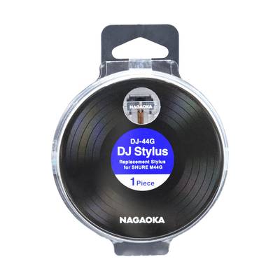 NAGAOKA DJ-44G SHUREカートリッジ M44G/M44-7 対応の交換針