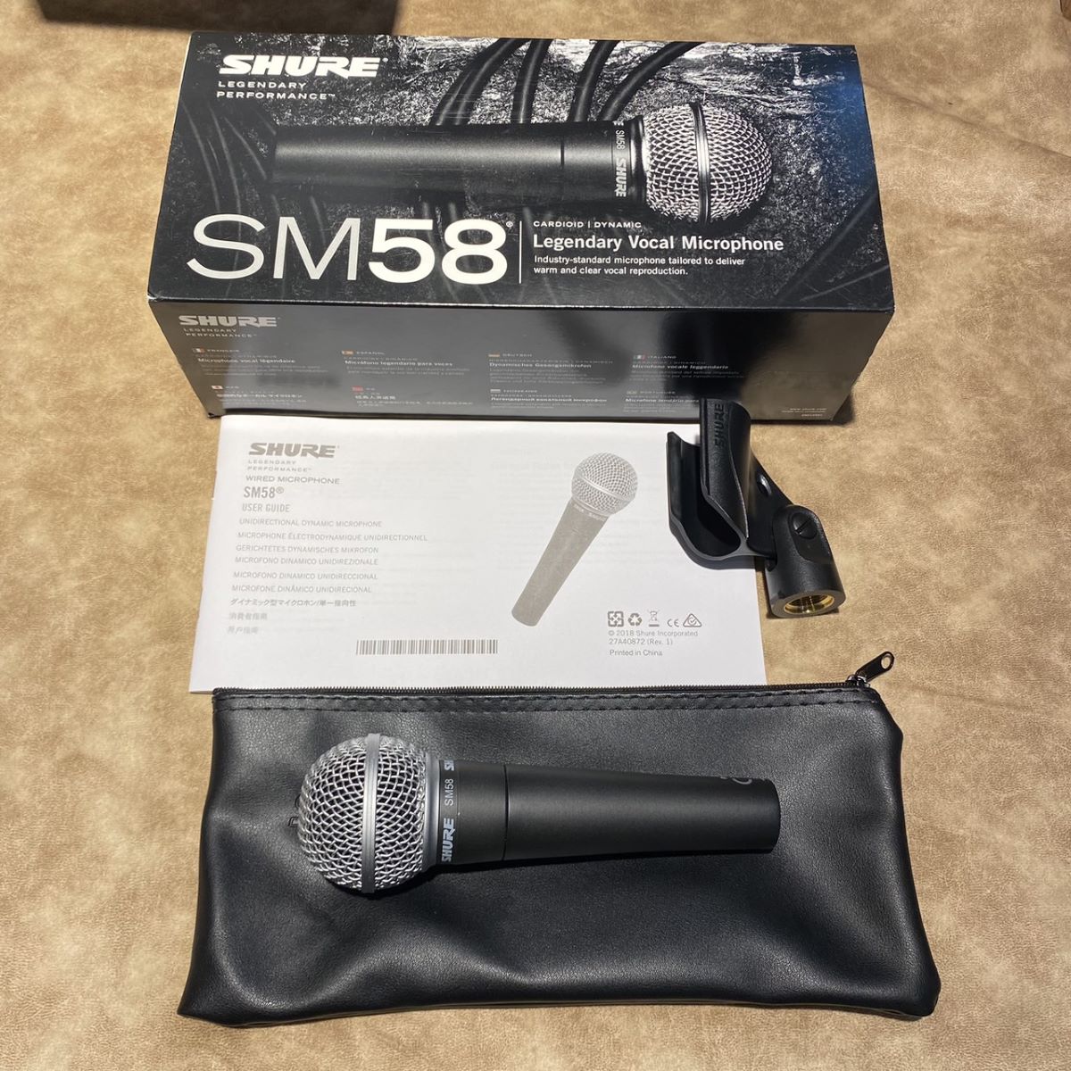 SHURE SM58-LCE(ボーカルマイクの王道!!) シュア 【 三宮オーパ店 