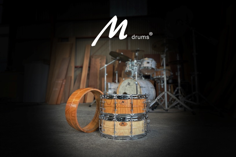 M drums 【現物写真】KR-1450-S/スネアドラム/くり抜き胴/桜材 エムドラムス 【 三宮オーパ店 】 | 島村楽器オンラインストア