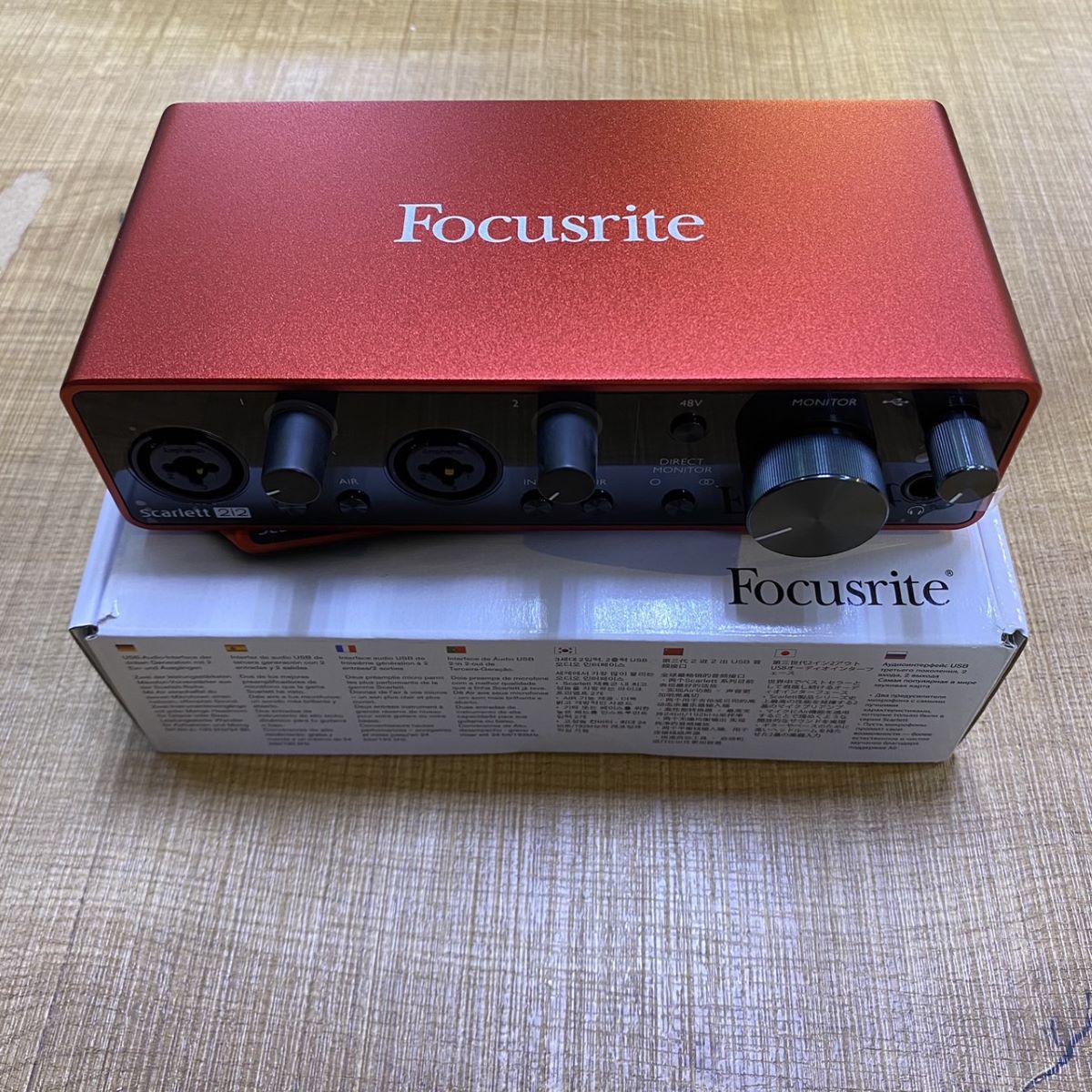 Focusrite Scarlett 2i2 3(初心者におすすめの1台!!) フォーカスライト