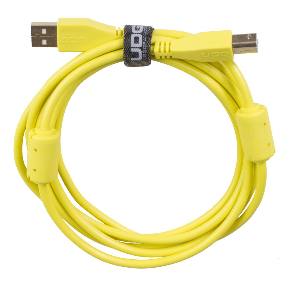 UDG Ultimate Audio Cable USB 2.0 A-B Yellow Straight USBケーブル 1m ストレート  オーディオケーブルU95001YL 【 三宮オーパ店 】