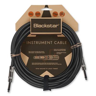 Blackstar  Standard Instrument Cable 6m ストレート/ストレート シールド ブラックスター 【 三宮オーパ店 】