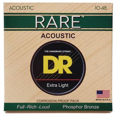 DR  RARE RPL-10 Extra Light 010-048 アコースティックギター フォスファーブロンズ弦【ディーアール レア】  【 三宮オーパ店 】