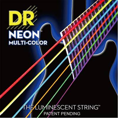 DR  NMCE-10 NEON MULTI-COLOR Medium 010-046 エレキギター コーティング弦  【 三宮オーパ店 】