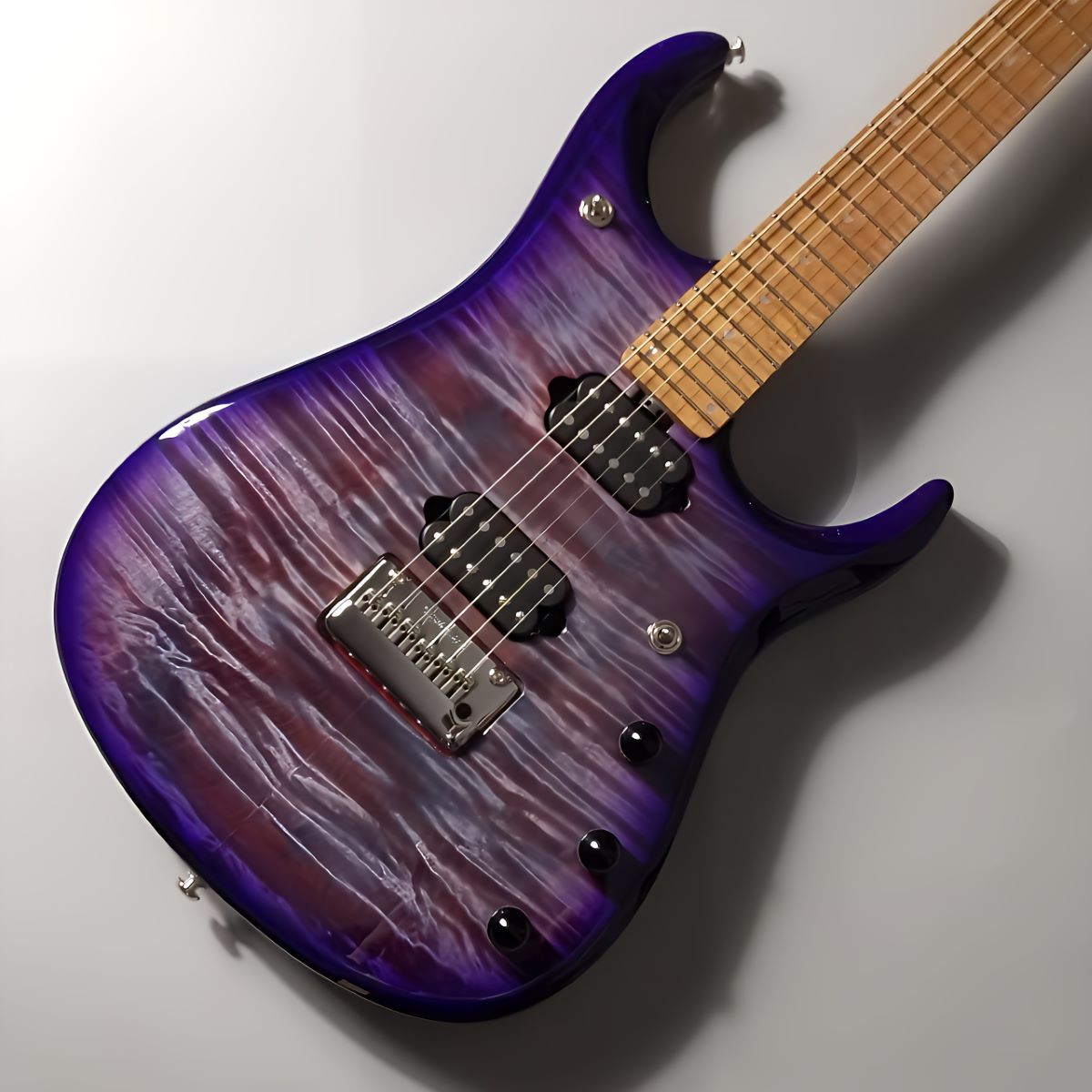 MUSICMAN JP15 6 string Purple Nebula Flame Top John Petrucci