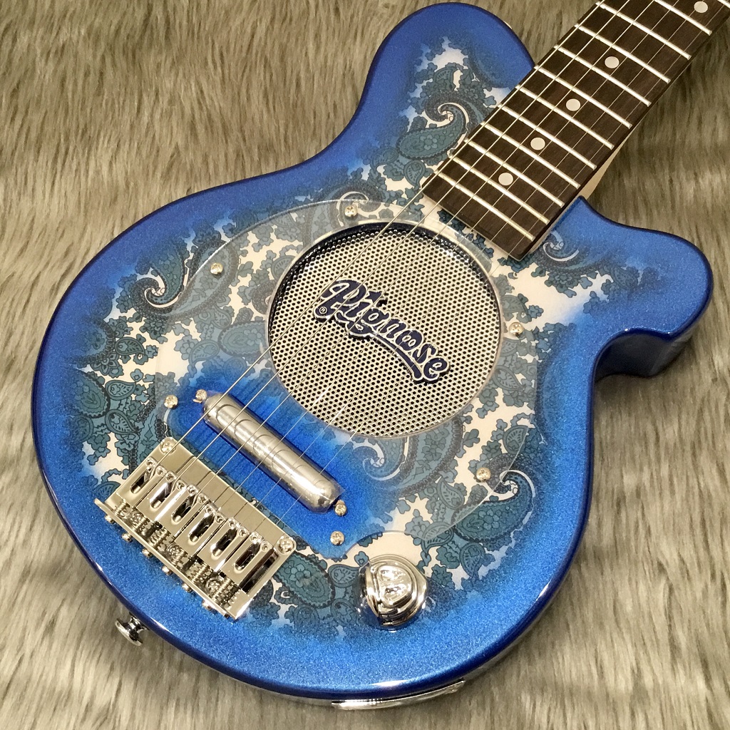 ピグノーズアンプ内蔵ギター Pignose PGG-200 ブルー 青 | www ...