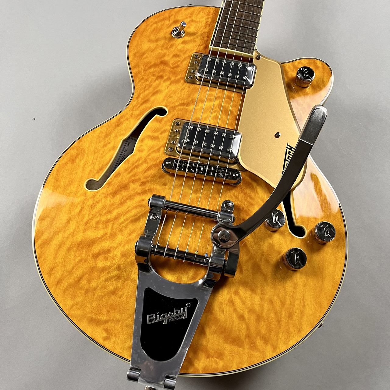 G5655T-QM　Speyside　Center　Maple　Bigsby　with　【横浜店】-　Single-Cut　Electromatic　Jr.　Block　Gretsch　Quilted