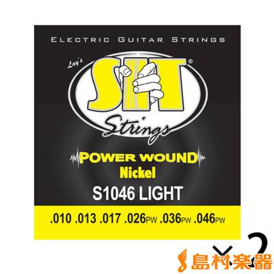 SIT STRINGS  S1046TP エレキギター用弦 POWER WOUND ツインパック SIT ストリングス 【 イオンモール岡崎店 】