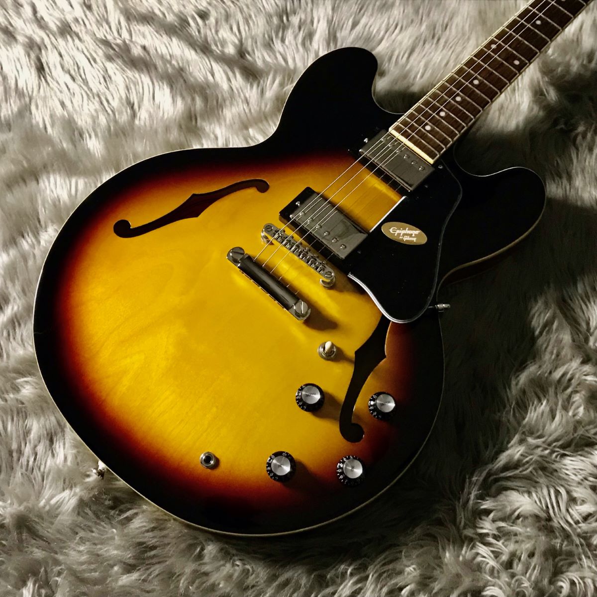 Epiphone ES-335 Vintage Sunburst セミアコギター 【現物画像 ...