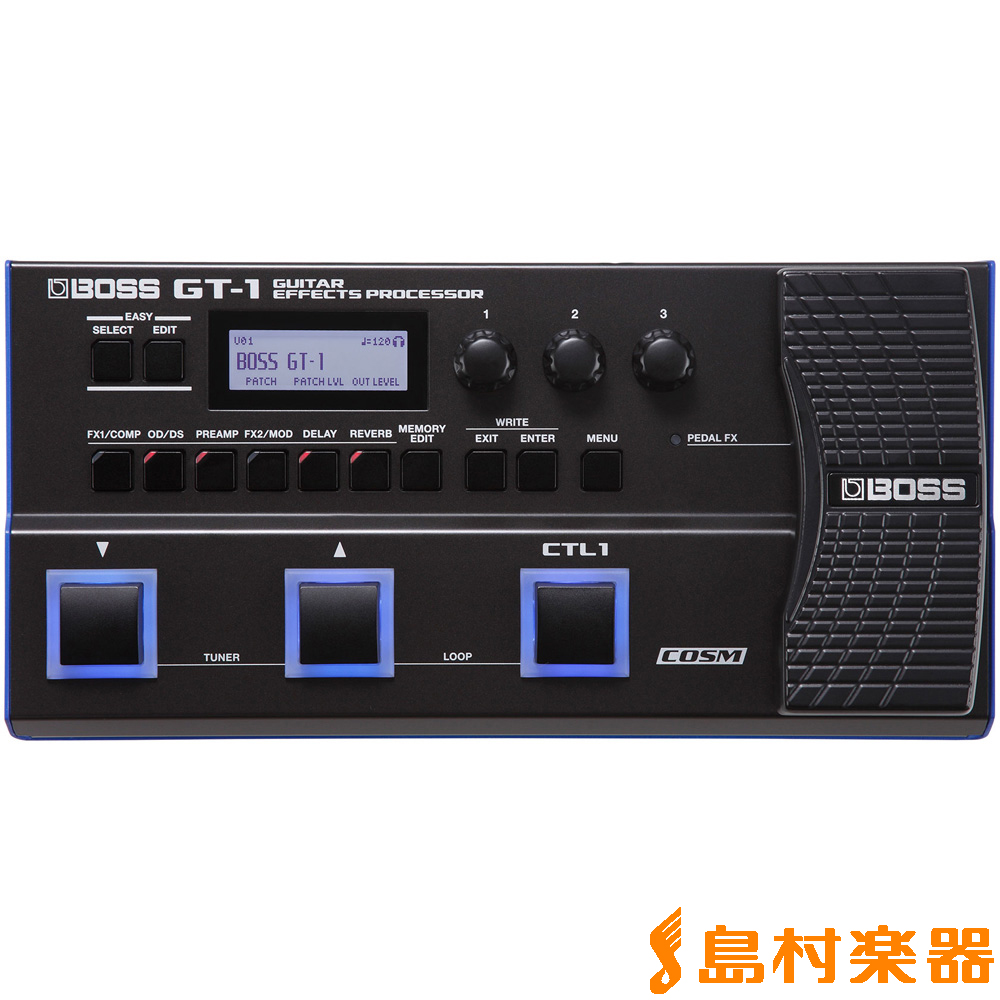 エフェクターBOSS GT1 ギターエフェクター - レコーディング/PA機器