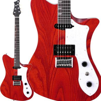 RYOGA  SKATER/LEC-v2 Scarlet Red エレキギター コイルタップ搭載 24フレット リョウガ 【 洛北阪急スクエア店 】