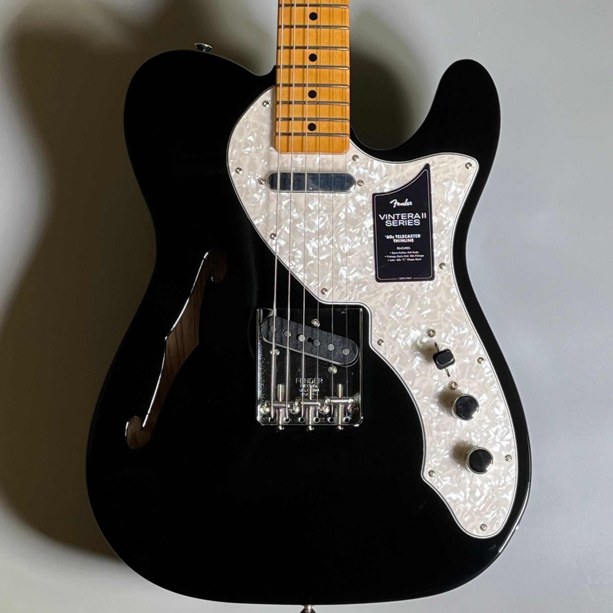 Fender Vintera II '60s Telecaster Thinline Black エレキギター 2.68kg フェンダー 【  洛北阪急スクエア店 】 | 島村楽器オンラインストア