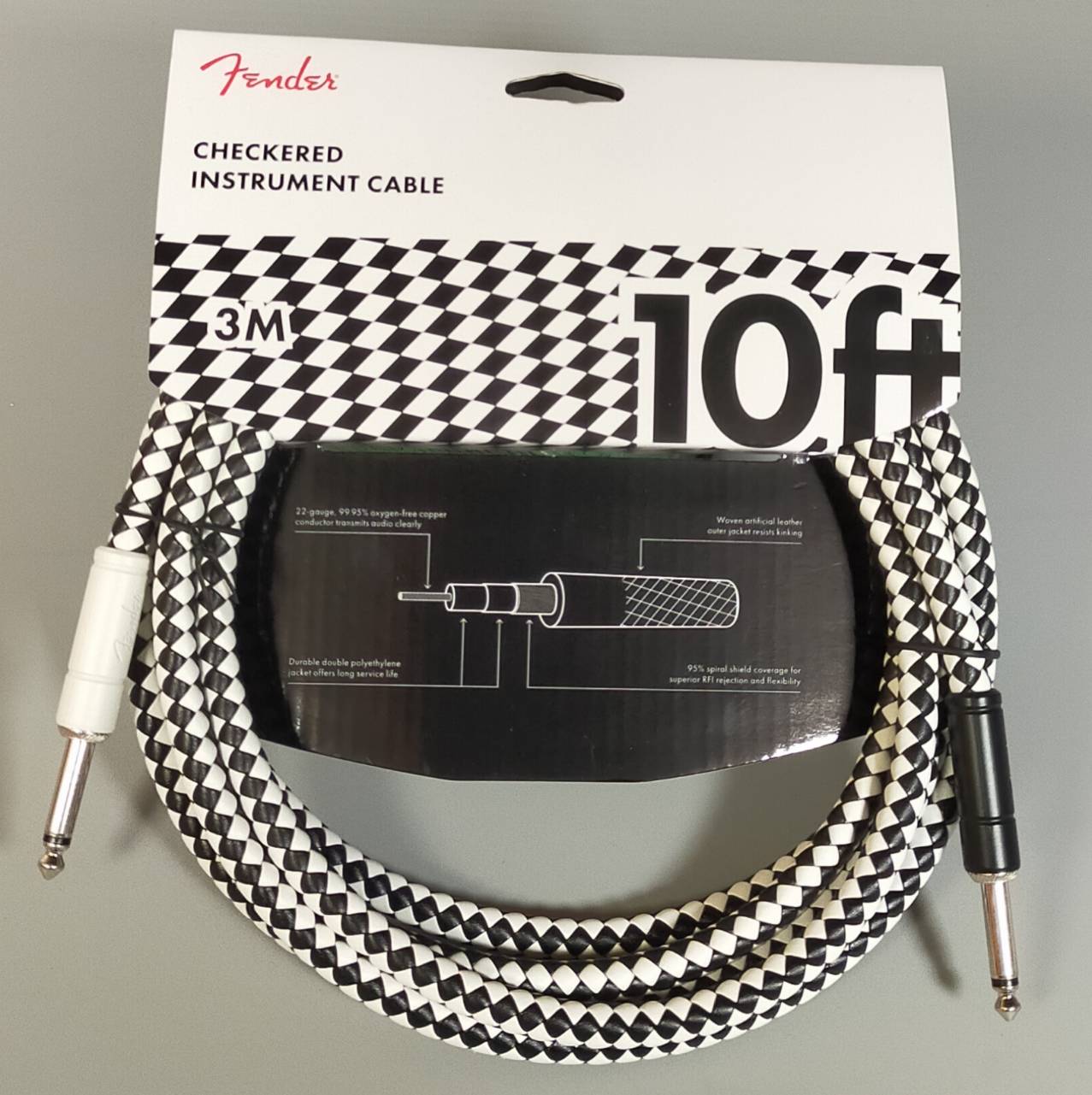 Fender PRO10INSTCABLECHECKR ケーブル 10ft 約3ｍ フェンダー 【 洛北阪急スクエア店 】 | 島村楽器オンラインストア