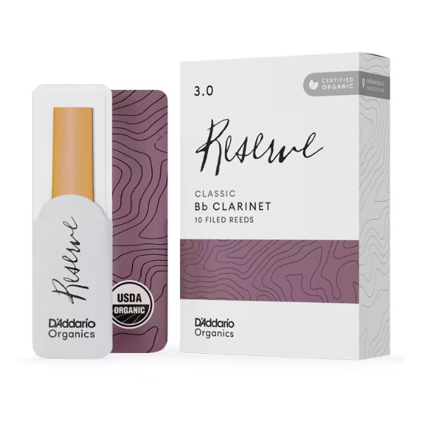 D'Addario WOODWINDS ORGANIC RESERVE CLASSIC リード Ｂ♭クラリネット用 【ファイルド】 【硬さ：3.0】 【 10枚入り】オーガニック レゼルヴ クラシック ODCT1030 ダダリオウッドウインズ 【 郡山アティ店 】 | 島村楽器オンラインストア