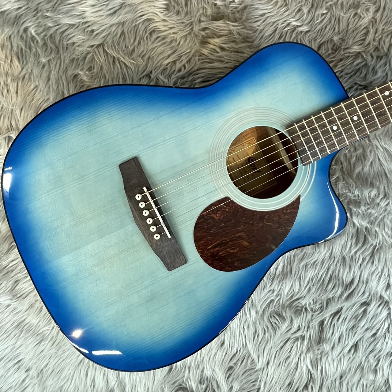 Cort CAG-1FC Earth Blue エレアコ アコースティックギター 青 ブルー ...