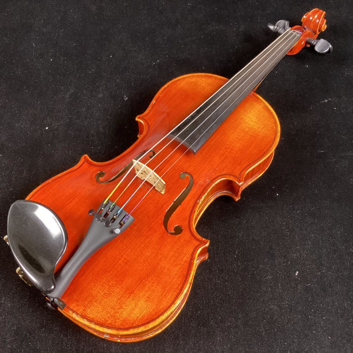 高級 バイオリン 鈴木 No.520 4/4 新品弓、肩当、松脂 定価20万 - 楽器 
