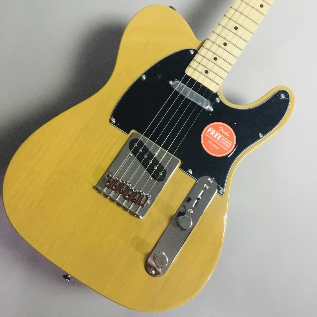 Squier by Fender Affinity Series Telecaster Maple Fingerboard Black  Pickguard エレキギター テレキャスター スクワイヤー / スクワイア 【鹿児島アミュプラザ店】
