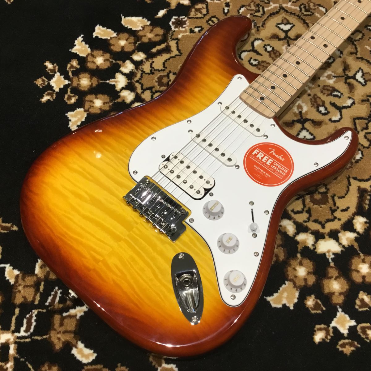 Squier by Fender Affinity Series Stratocaster FMT HSS Maple Fingerboard  White Pickguard Sienna Sunburst エレキギター ストラトキャスター スクワイヤー / スクワイア 【