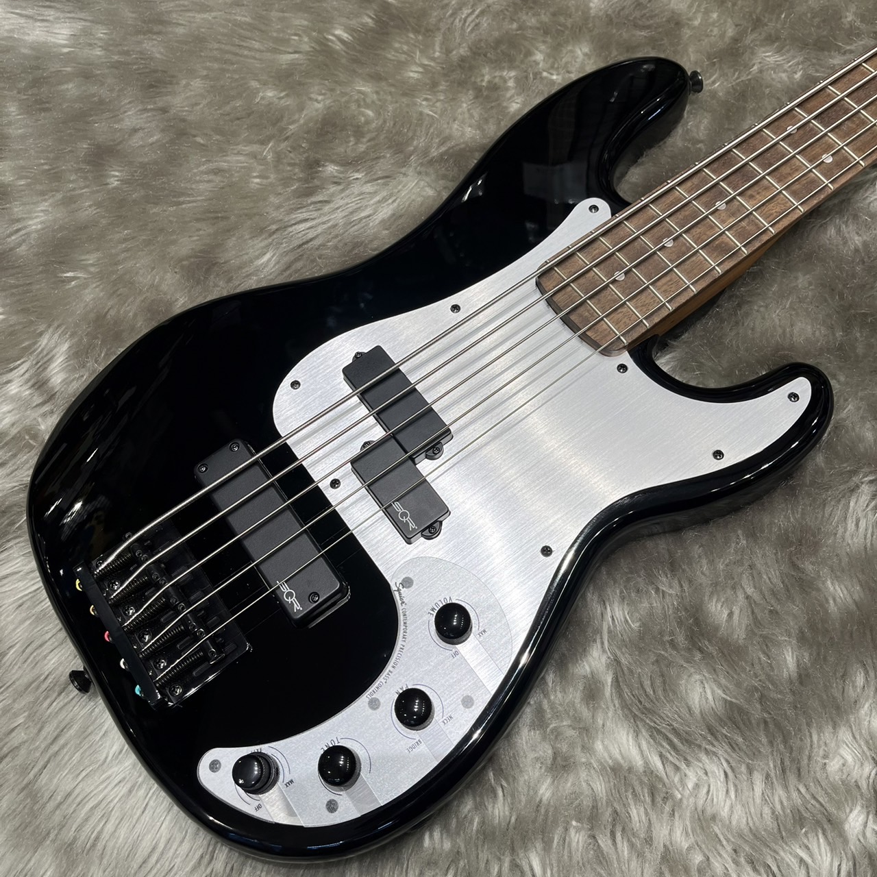 Squier by Fender Contemporary Active Precision Bass PH V Black 5弦 ...
