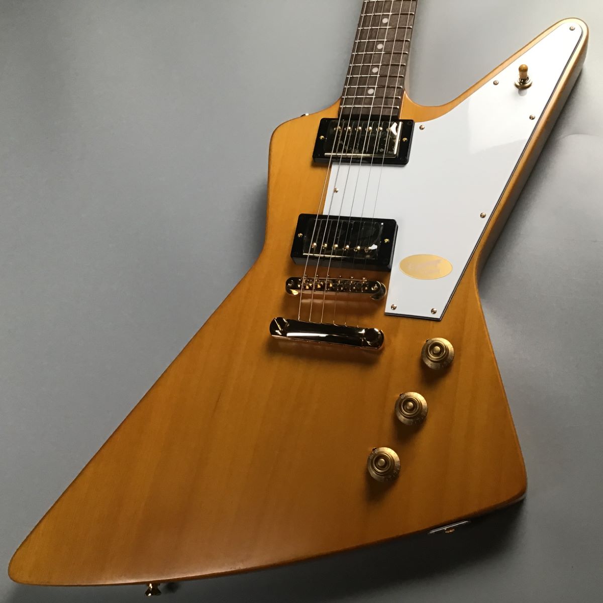 Epiphone Korina Explorer Aged Natural【送料無料】【現物写真