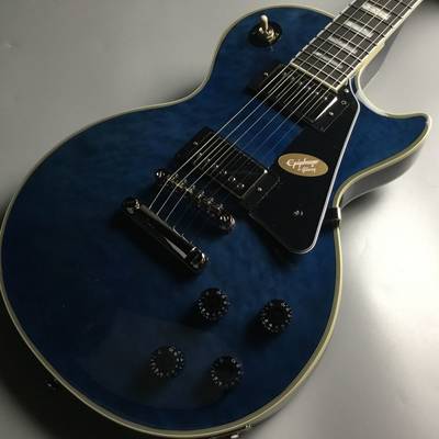 Epiphone  Les Paul Custom Quilt Viper Blue (バイパーブルー) エレキギター レスポールカスタム【送料無料】【現物画像】 エピフォン 【 イオンモール宮崎店 】