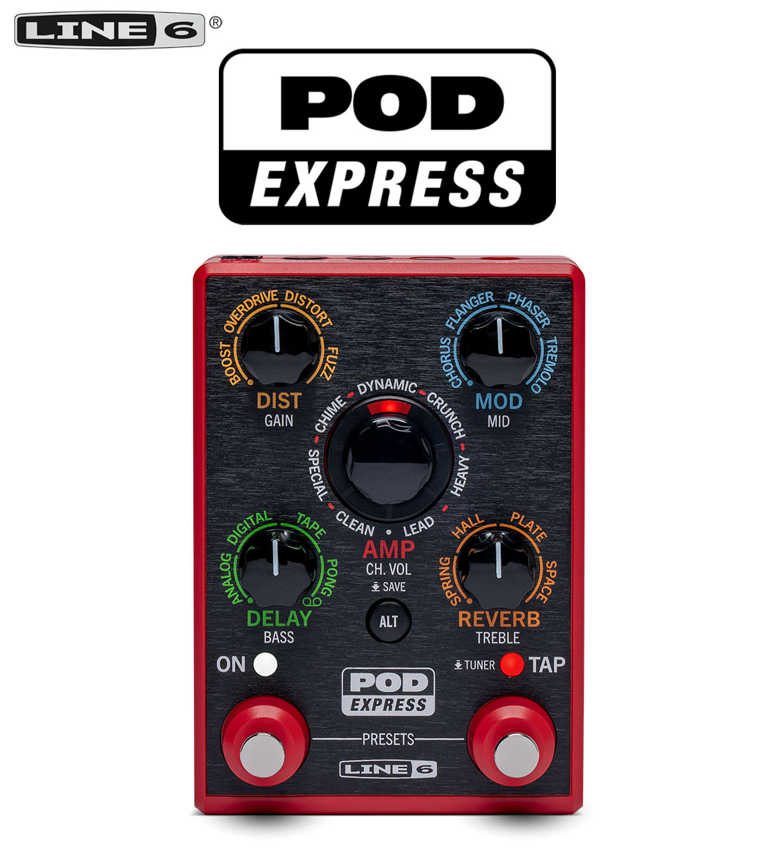 LINE6 POD Express Guitar ギター用 アンプシュミレーター ラインシックス 【 イオンモール千葉ニュータウン店 】