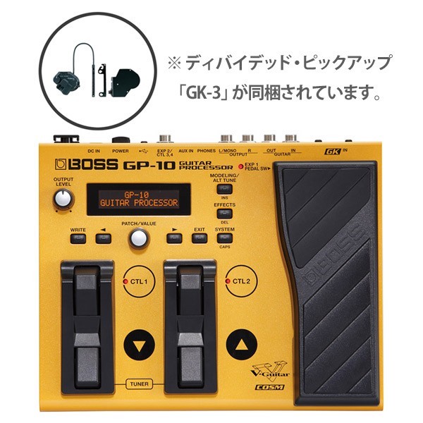 BOSS 【展示品】GP-10GK ギタープロセッサー 【GK-3 同梱モデル
