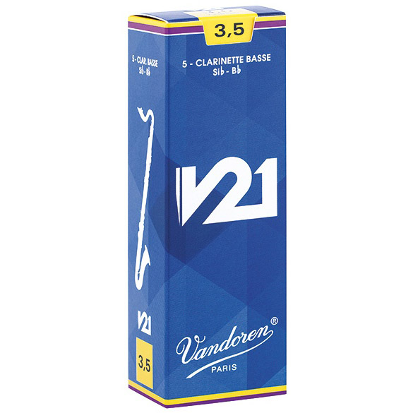 Vandoren V21 バスクラリネットリード 【硬さ：3 1/2】 【5枚入り】 バンドレン 【 イオンモール神戸北店 】