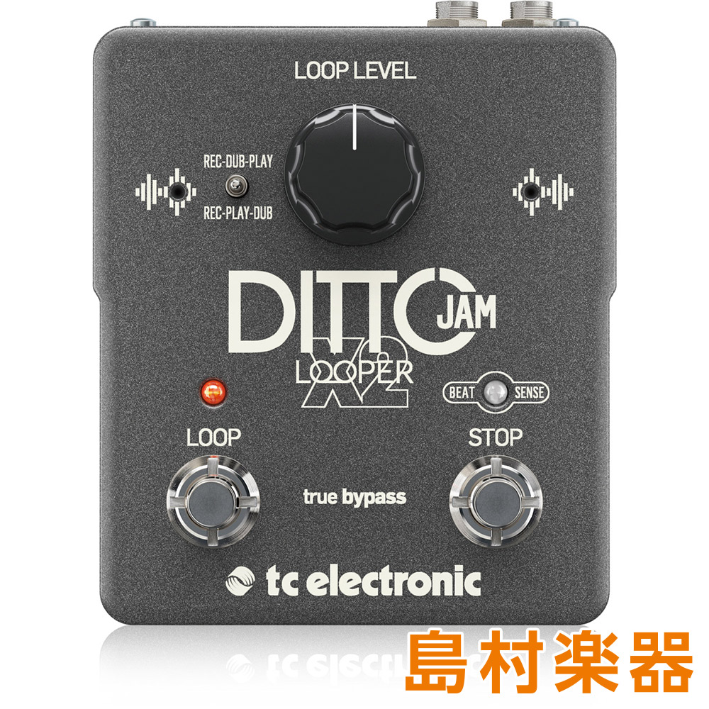 TC Electronic DITTO JAM X2 コンパクトエフェクター ルーパー TC