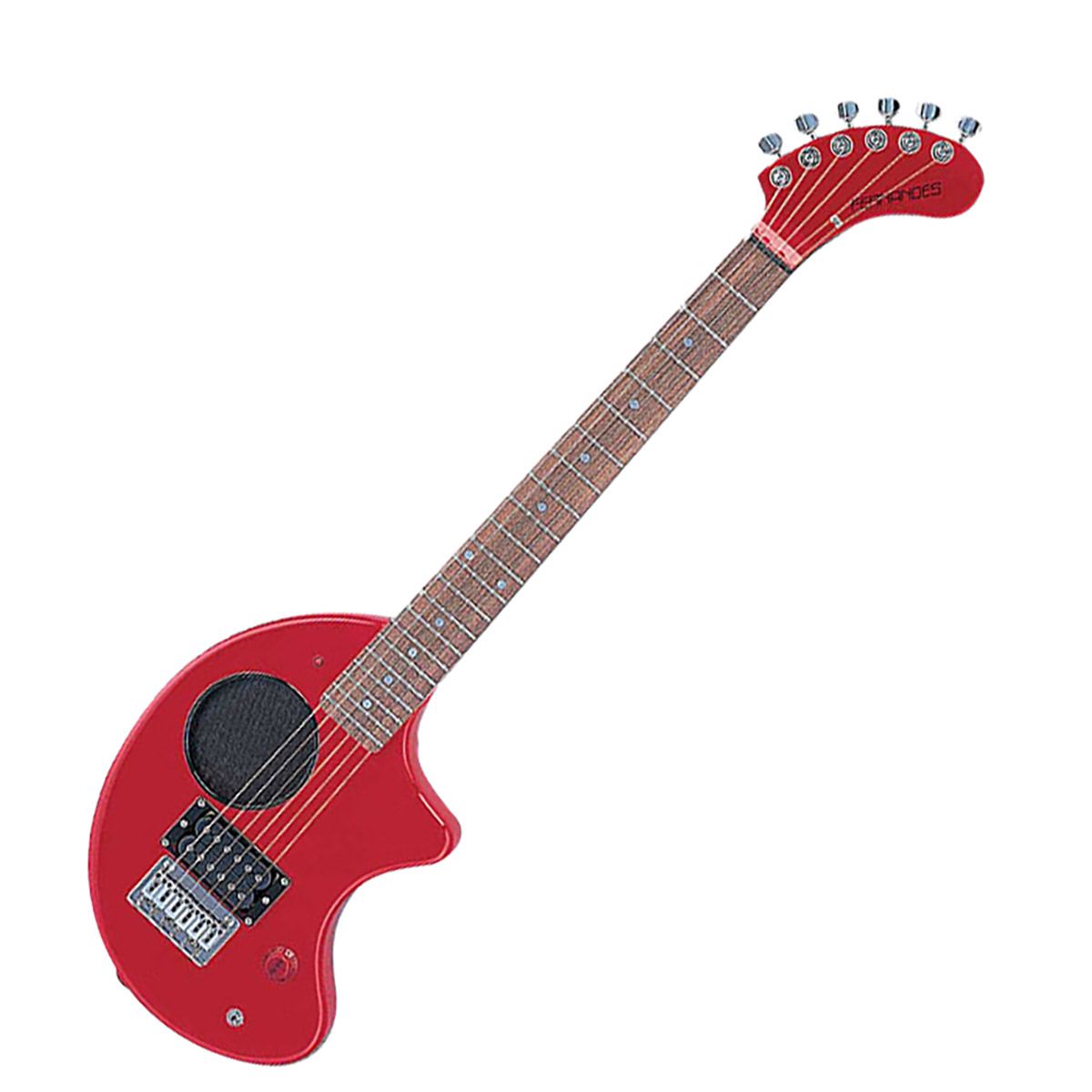 FERNANDES フェルナンデス ZO-3 RED スピーカー内蔵ミニエレキギター レッド ソフトケース付き ゾウさんギター