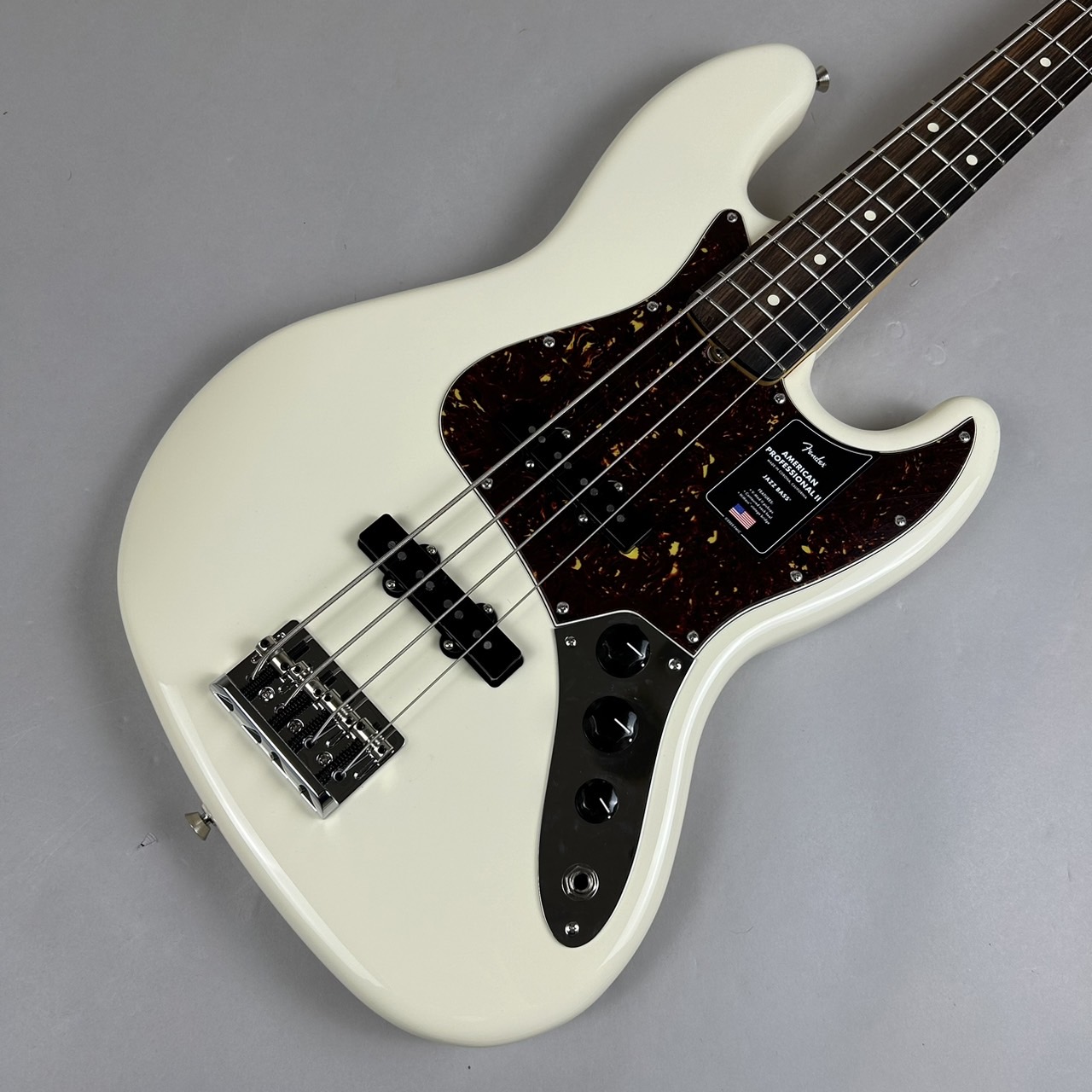 Fender American Professional II Jazz Bass Olympic White エレキベース ジャズベース【現物画像】【即納可能】  フェンダー 【 エミフルＭＡＳＡＫＩ店 】 | 島村楽器オンラインストア