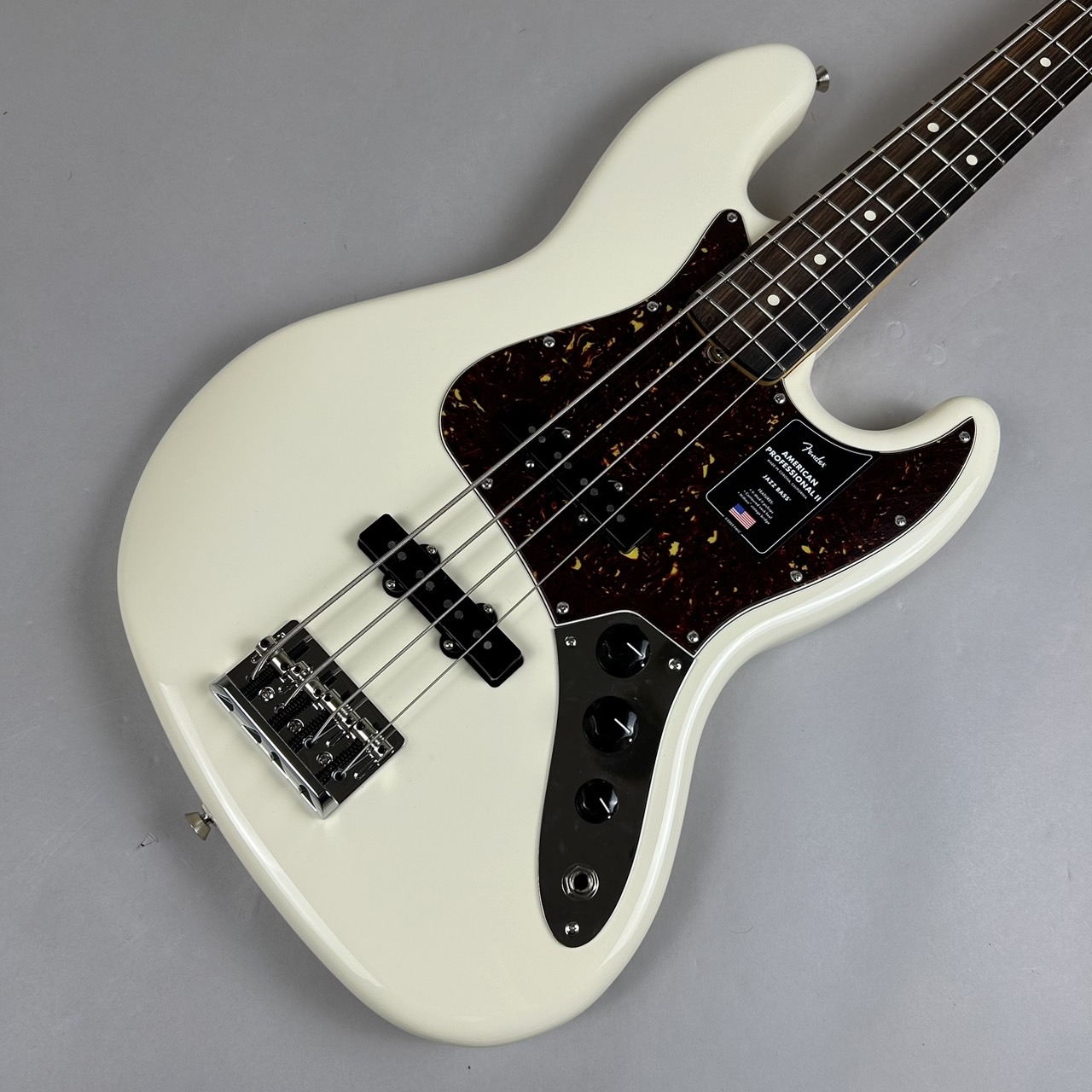 Fender USA American Professional II Jazz Bass (Olympic White/Rosewood)