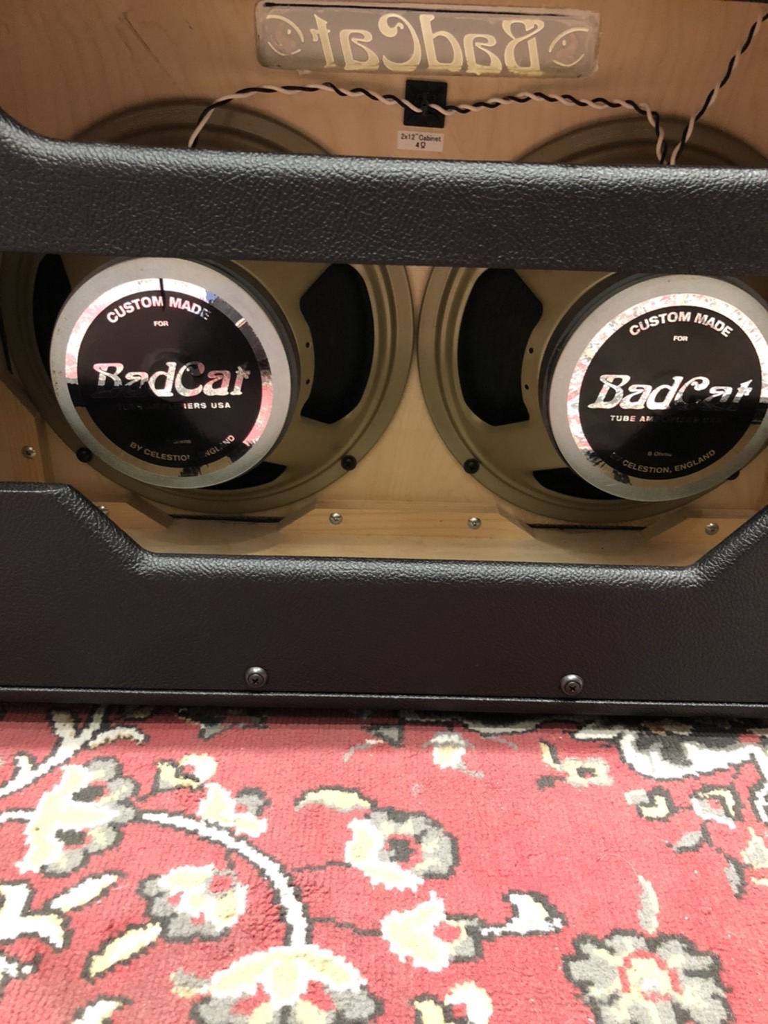 BadCat 2x12 Ext Cabinet BLK ギターアンプキャビネット 12×2 バッド