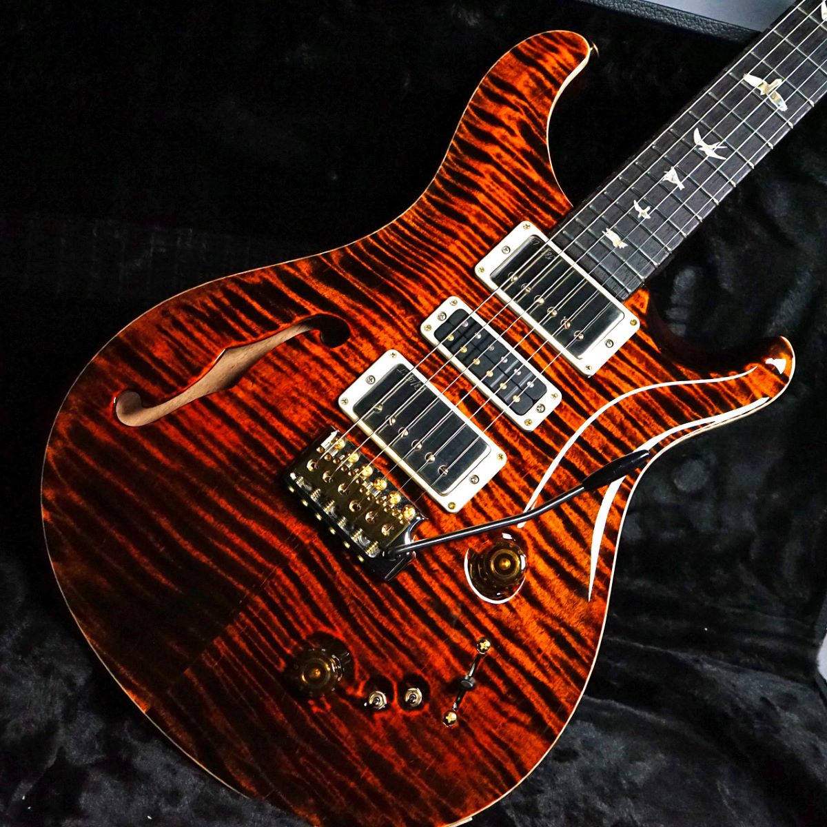 Paul Reed Smith (PRS) 2023 SPECIAL Semi-Hollow 10Top Orange Tiger Pattern