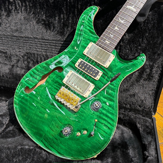 PRS Special Semi-Hollow 10 Top Custom Color Emerald Green ポール 