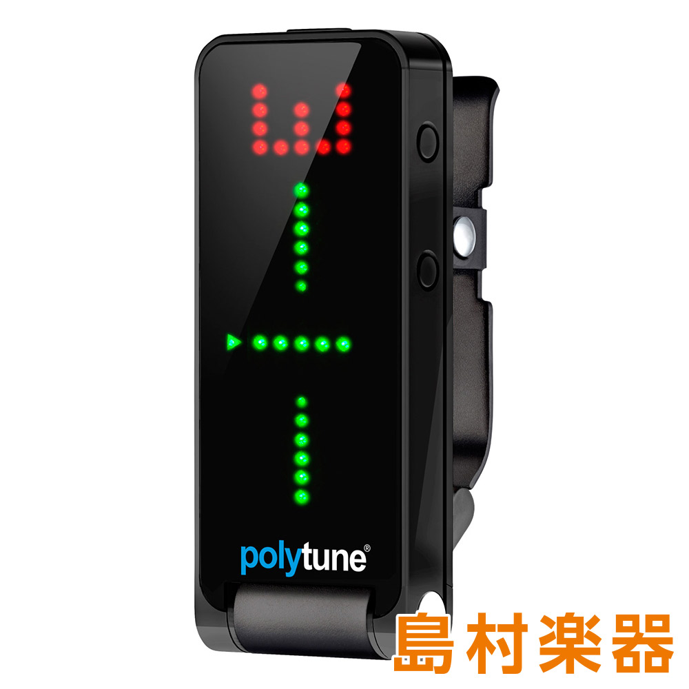 TC Electronic POLYTUNE CLIP BLACK クリップ式ポリフォニック・チューナークリップチューナー TC エレクトロニック 【  ミーナ町田店 】