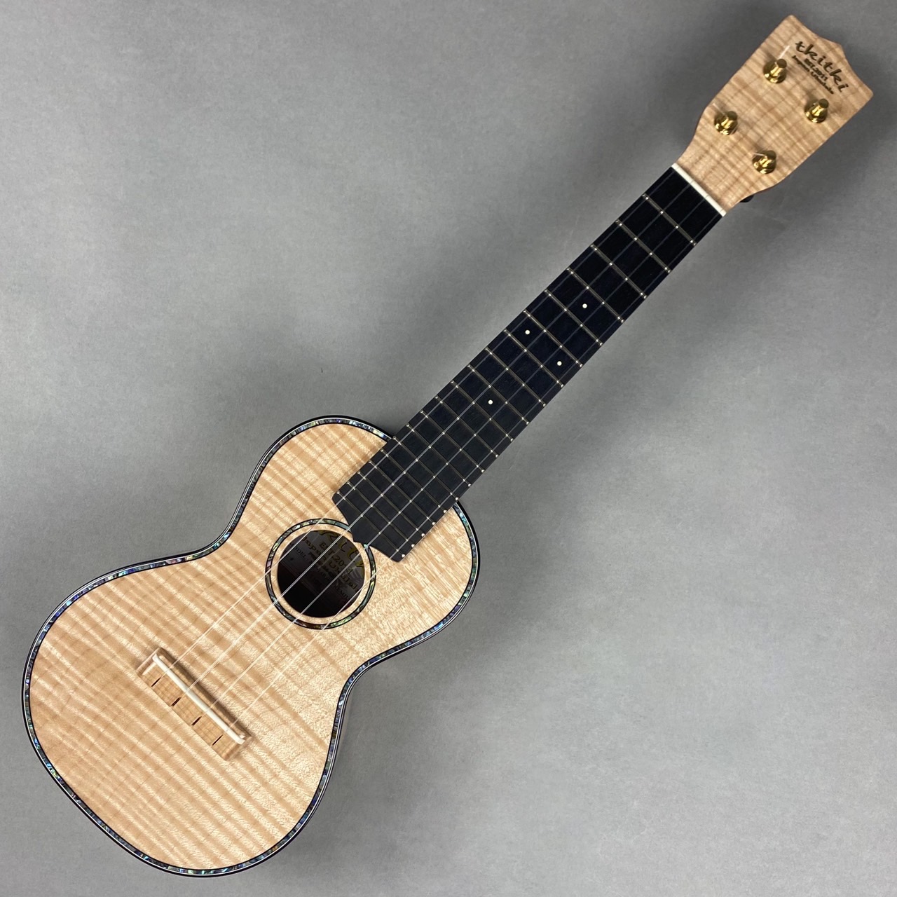 tkitki ukulele MP-14R/E PREMIUM-S 極上メイプル表裏１P ソロスタイル