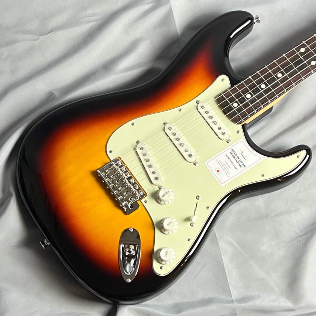Fender Made in Japan Traditional 60s Stratocaster Rosewood Fingerboard 3-Color  Sunburst【現物写真】2.99kg フェンダー 【 イオンモールかほく店 】 | 島村楽器オンラインストア