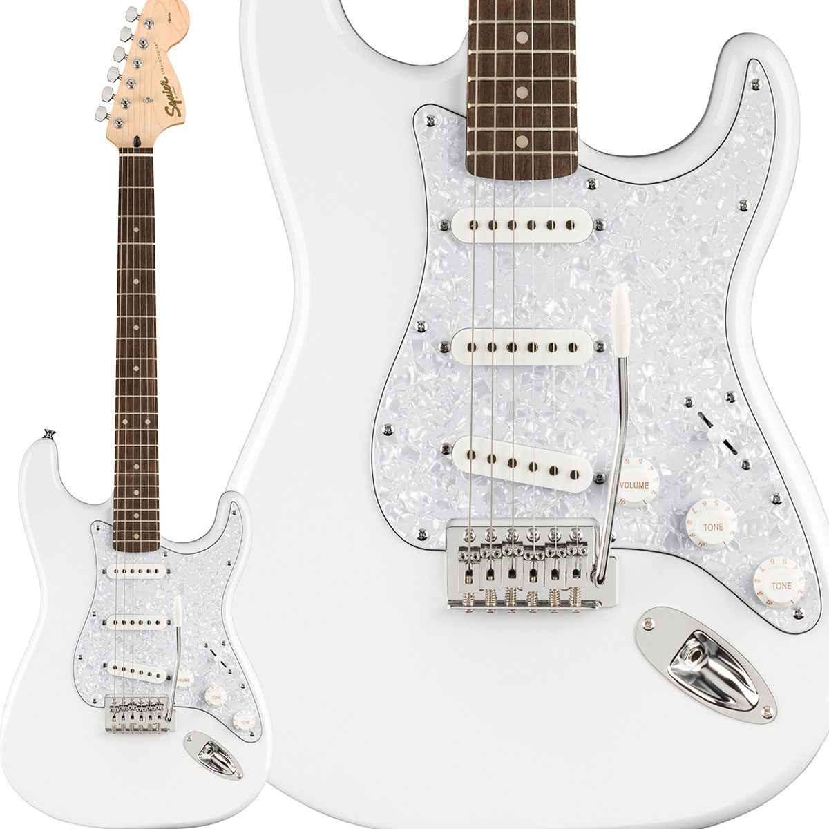 ギタースタンドは付属しませんFender Stratocaster ギター 白 - ギター