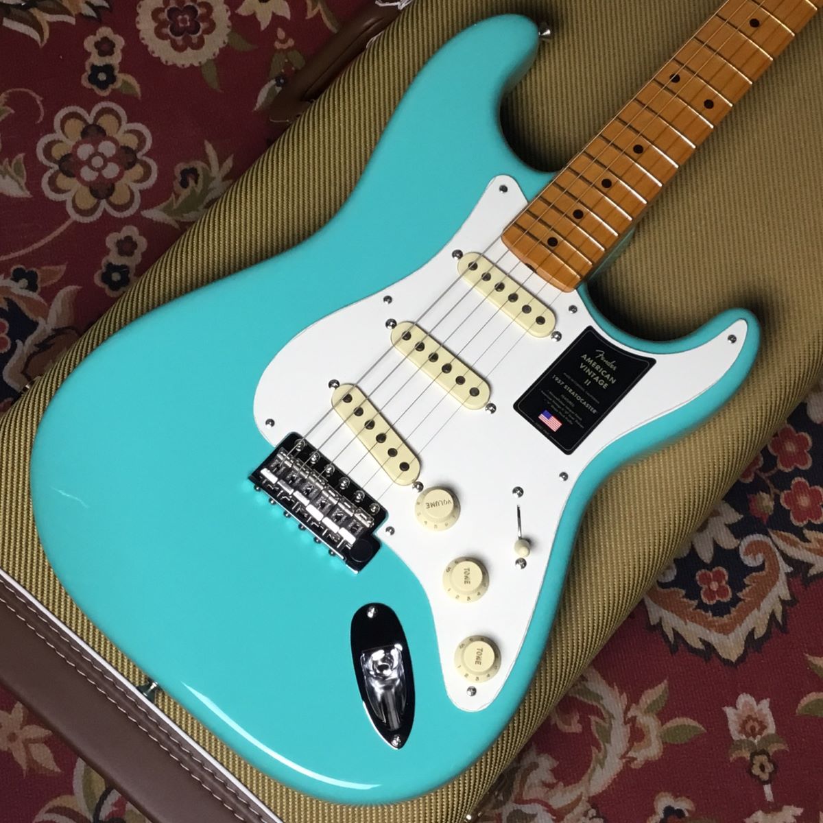 Fender　Foam　II　American　Vintage　ストラトキャスター　【　1957　Stratocaster　エレキギター　Sea　フェンダー　Green　イオンモール土浦店　】　島村楽器オンラインストア