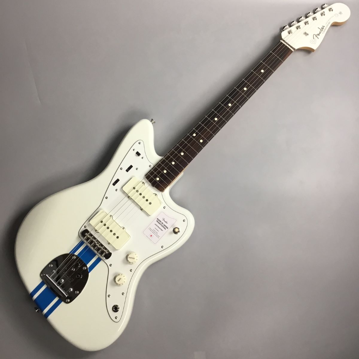 Fender / 2023 Collection MIJ Traditional 60s Jazzmaster Rosewood Fingerboard Olympic White with Blue Competition Stripe フェンダー