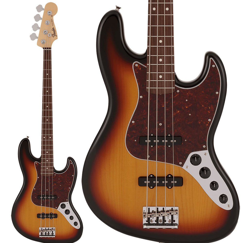 Fender Made in Japan Limited Active Jazz Bass Rosewood Fingerboard 3-Color  Sunburst ジャズベース 【数量限定】 フェンダー 【金沢フォーラス店】