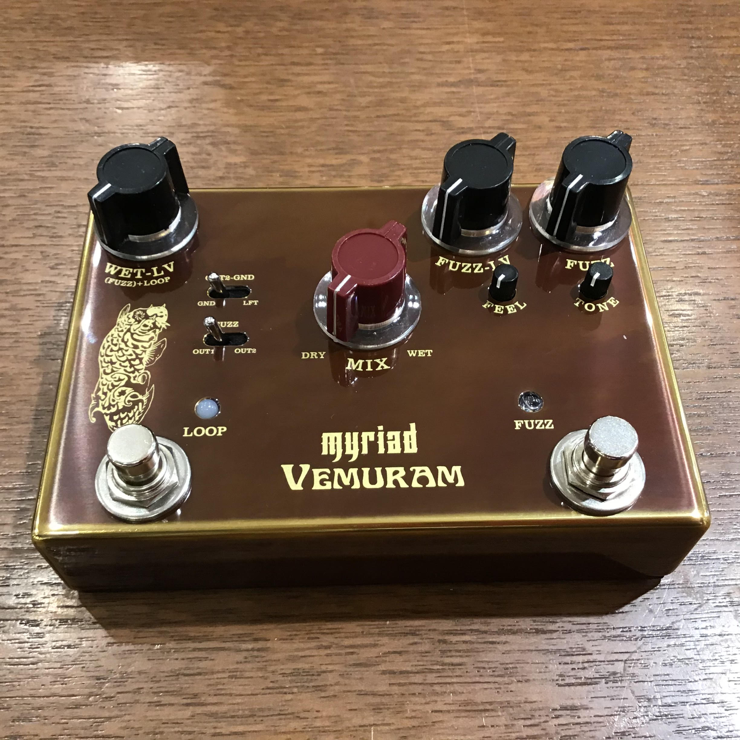 VEMURAM Myriad FUZZ ギター ファズ 歪み エフェクター | monsterdog